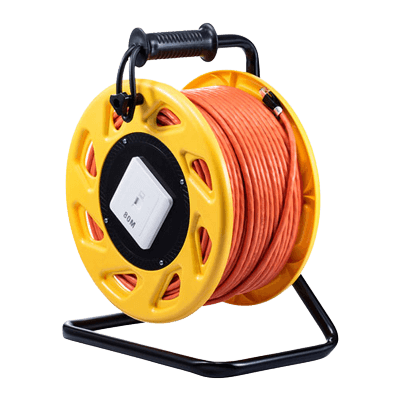 巻取り延長CAT7LANケーブル KB-MKE20-サンワサプライ株式会社