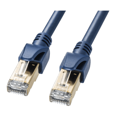 カテゴリ6A ScTPハンダ産業用LANケーブル ネイビーブルー KB-HS6Aシリーズ-サンワサプライ株式会社