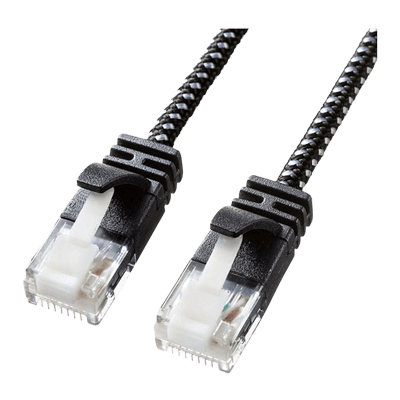 つめ折れ防止カテゴリ6A細径メッシュLANケーブル KB-T6AMEシリーズ-サンワサプライ株式会社