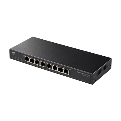 ギガビット対応PoEスイッチングハブ (8ポート) LAN-GIGAPOE82-サンワサプライ株式会社