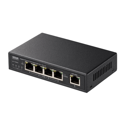ギガビット対応PoEスイッチングハブ (5ポート) LAN-GIGAPOE52-サンワサプライ株式会社