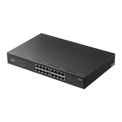 レイヤー2ギガビット対応PoEスイッチングハブ (16ポート) LAN-GIGAPOE1601-サンワサプライ株式会社