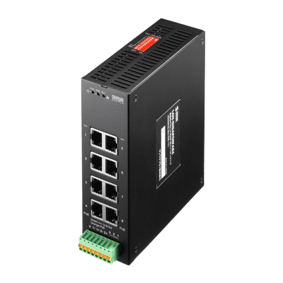 産業用ギガビット対応PoEスイッチングハブ (IEEE802.3bt/8ポート) LAN-GIGAPOEFA84-サンワサプライ株式会社
