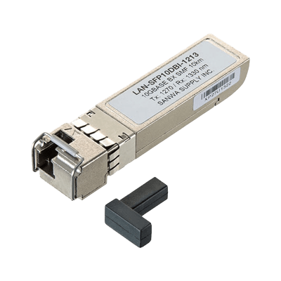 BiDirectional SFPコンバータ (10Gbps) LAN-SFP10DBI-1213-サンワサプライ株式会社