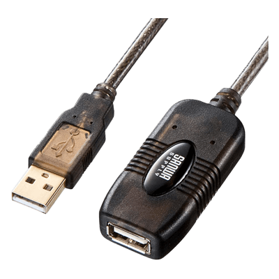 5m延長USBアクティブリピーターケーブル KB-USB-R205N/220/230-サンワサプライ株式会社