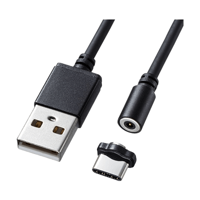 超小型Magnet脱着式USB TypeCケーブルn 1m KU-CMGCA1-サンワサプライ株式会社