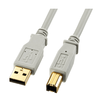 USB2.0ケーブル (ライトグレー) KU20-○HK2シリーズ-サンワサプライ株式会社