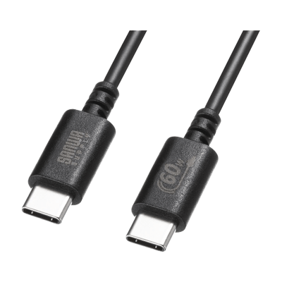 USB 2.0 Type-Cケーブル (PD60W) KU-CCP60○○BK (W) シリーズ-サンワサプライ株式会社