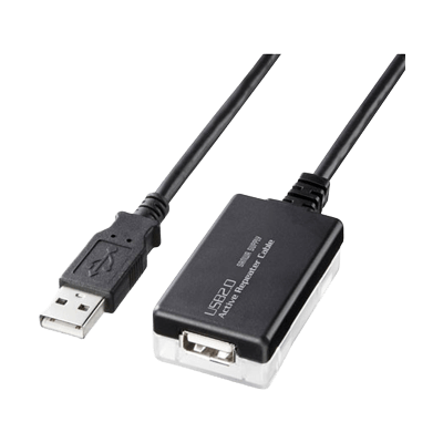 12m延長USB2.0アクティブリピーターケーブル KB-USB-R212N-サンワサプライ株式会社