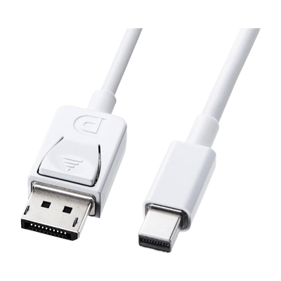ミニ-DisplayPort変換ケーブル (ホワイト) KC-DPM◯Wシリーズ-サンワサプライ株式会社