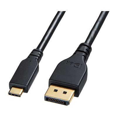TypeC-DisplayPort変換ケーブル (双方向) (ブラック) KC-ALCDPRシリーズ-サンワサプライ株式会社