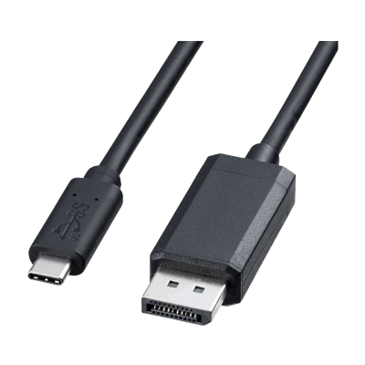 Type-C-DisplayPort変換ケーブル (ブラック) KC-ALCDPシリーズ-サンワサプライ株式会社
