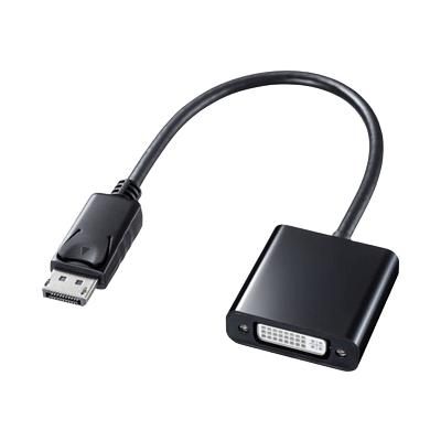 DisplayPort-DVI変換アダプタ AD-DPDV04-サンワサプライ株式会社