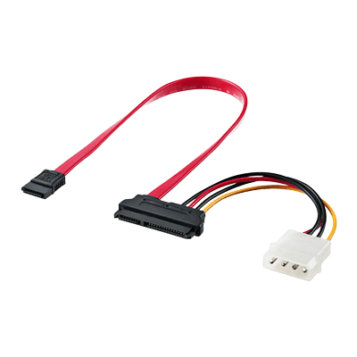 一体型シリアルATAケーブル (0.3m) TK-PWSATA7-03-サンワサプライ株式会社