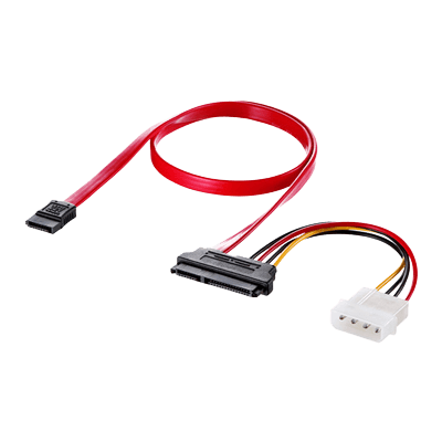 一体型シリアルATAケーブル (0.5m) TK-PWSATA7-05-サンワサプライ株式会社