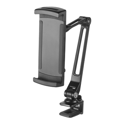 モバイルモニター・タブレット用クランプアームホルダー PDA-STN85BK-サンワサプライ株式会社
