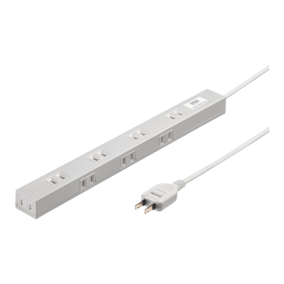 電源タップ (2極タイプ) スリムタップ TAP-SLIM8N-1/2/3-サンワサプライ株式会社