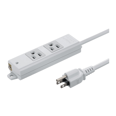 電源タップ (3極タイプ) 工事物件タップ (3P・2個口) TAP-KS2N-1/2/3/5-サンワサプライ株式会社