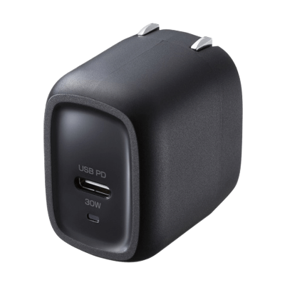 USB PD対応AC充電器 (PD30W) ACA-PD99BK-サンワサプライ株式会社