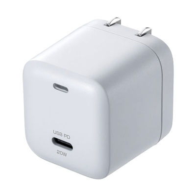 USB PD対応キューブ型AC充電器 (PD20W) ACA-PD89W-サンワサプライ株式会社