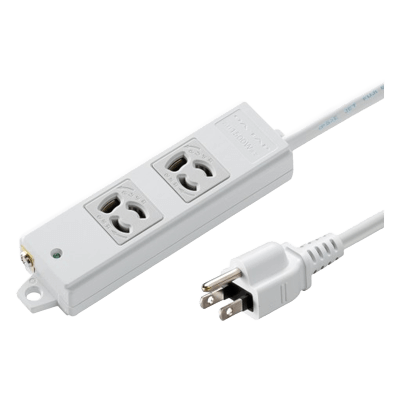 工事物件タップ (2個口) TAP-K (S) 2-1/2/3 (G) (R) (BL) /5/10-サンワサプライ株式会社