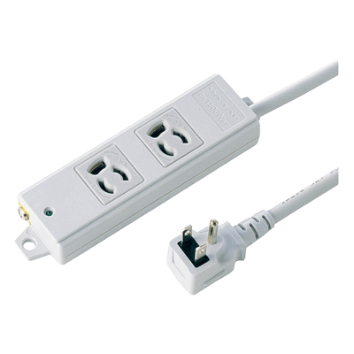 工事物件タップ (3P・2個口) TAP-KE2L-1/3/5-サンワサプライ株式会社