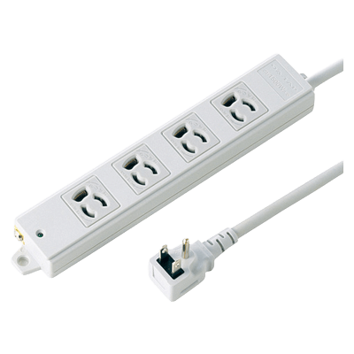 工事物件タップ (3P・4個口) TAP-KE4L-1/3/5-サンワサプライ株式会社