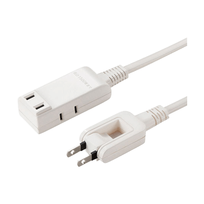 便利タップ マイクロ電源タップ (収納式スイングプラグ・3個口・ホワイト) TAP-M702W/05W/1W-サンワサプライ株式会社