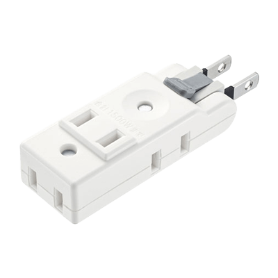 便利タップ 楽抜けマイクロタップ (2P・4個口) TAP-B58W-サンワサプライ株式会社