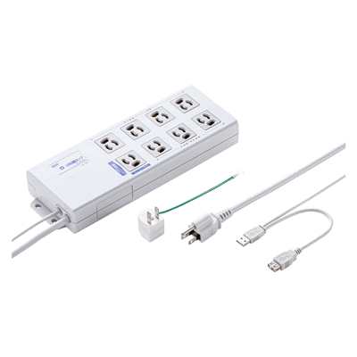 パソコン連動タップ USB連動タップ (3P・8個口) TAP-RE2UN/4UN-サンワサプライ株式会社