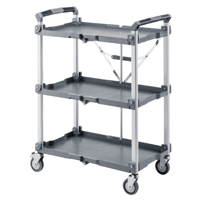 物流用品 作業カート 折りたたみカート3段式 (W800) CART-FA1GY-サンワサプライ株式会社