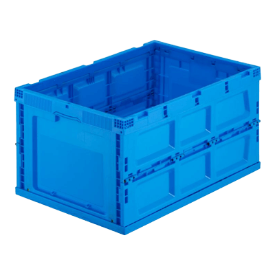 物流用品 折りたたみコンテナ 75リットル CNT-75BL-サンワサプライ株式会社
