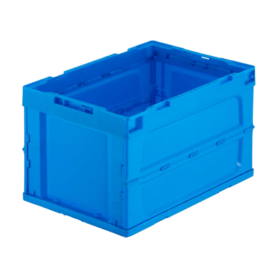 物流用品 折りたたみコンテナ 50リットル CNT-50BL-サンワサプライ株式会社