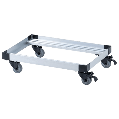 物流用品 アルミドーリー (コンテナ用台車) 50リットル仕様 CART-FA950SV-サンワサプライ株式会社