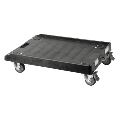 物流用品 樹脂製ドーリー (75リットルオリコン仕様) CART-FA1175BK-サンワサプライ株式会社