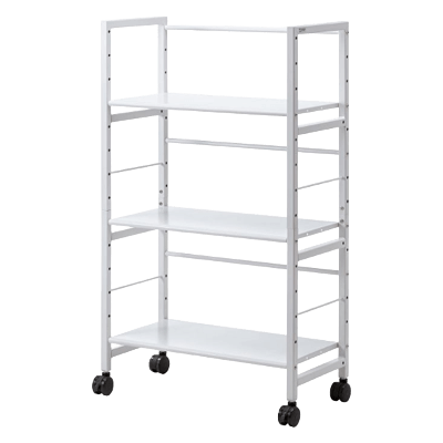 ファイルワゴン 高耐荷重ワゴン (3段) WG-208-サンワサプライ株式会社