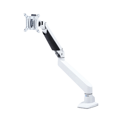 水平垂直多関節液晶モニターアーム (ホワイト) デスク取り付けタイプ 1画面設置 CR-LA1301WN2-サンワサプライ株式会社