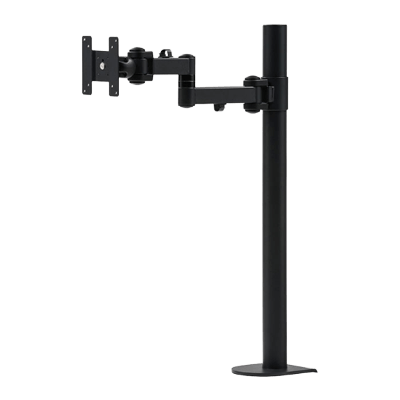 モニターアーム デスク取り付けタイプ 1画面設置 高耐荷重水平アーム (高さ700mm) CR-LA1702BK-サンワサプライ株式会社