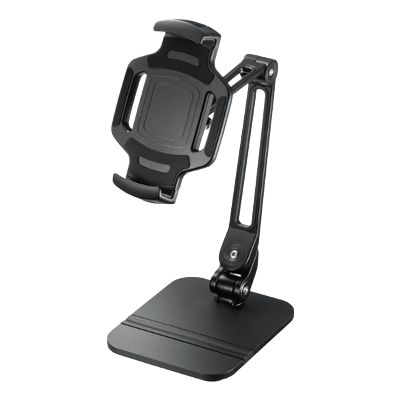 タブレットスタンド・ホルダー・アーム タブレット用アームスタンド (ペントレー付き) PDA-STN67BK-サンワサプライ株式会社