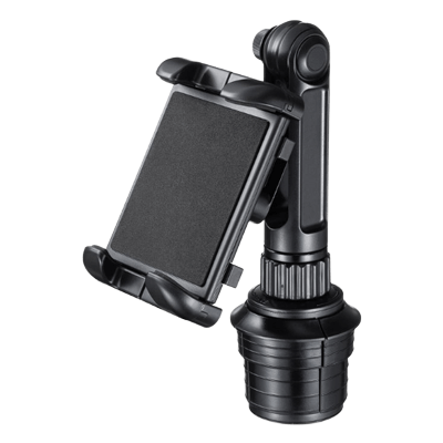 タブレットスタンド・ホルダー・アーム 車載用タブレットホルダー (ドリンクホルダー固定式) CAR-HLD14BK-サンワサプライ株式会社