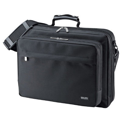 パソコンバッグ PCキャリングバッグ (15.6インチワイド・シングル・ブラック) BAG-U54BK2-サンワサプライ株式会社