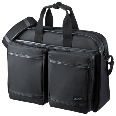 パソコンバッグ 超撥水・軽量PCバッグ (15.6インチワイド・シングル・ブラック) BAG-LW9BK-サンワサプライ株式会社