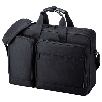 パソコンバッグ 3WAYビジネスバッグ (13.3インチワイド・ブラック) BAG-3WAYT2BKN-サンワサプライ株式会社