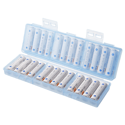 電池ケース (単三形専用大容量タイプ・ブルー) DG-BT7BL-サンワサプライ株式会社