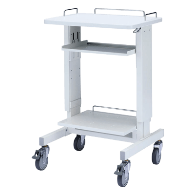 電子カルテカート 昇降機能付タイプ 電子カルテラック RAC-HP9SCN-サンワサプライ株式会社