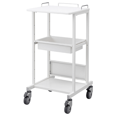 電子カルテラック・カート 標準タイプ RAC-HP14HSCW-サンワサプライ株式会社