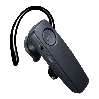 車載用アクセサリ 防水Bluetooth片耳ヘッドセット MM-BTMH41WBKN-サンワサプライ株式会社