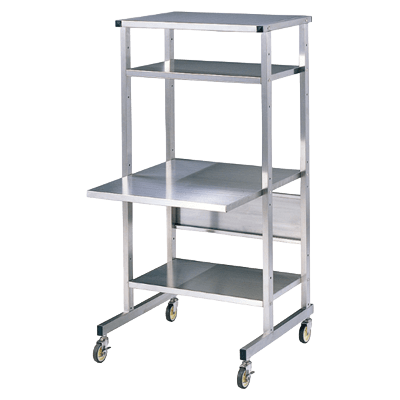 電子カルテカート 病院向けファニチャー ステンレスラック RAC-CR1-サンワサプライ株式会社