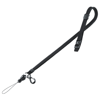 ネックストラップ (安全パーツ・長さ調節付き・ブラック) DG-ST17BK-サンワサプライ株式会社