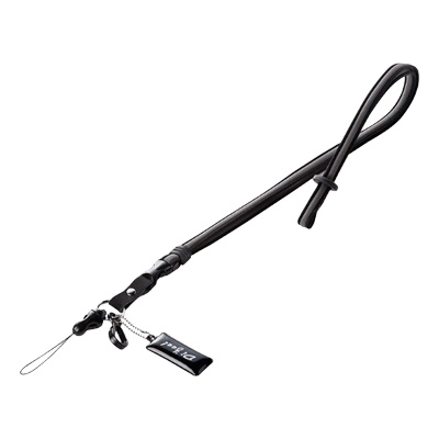 ネックストラップ (トリプルコード、ブラック) DG-ST14BK-サンワサプライ株式会社